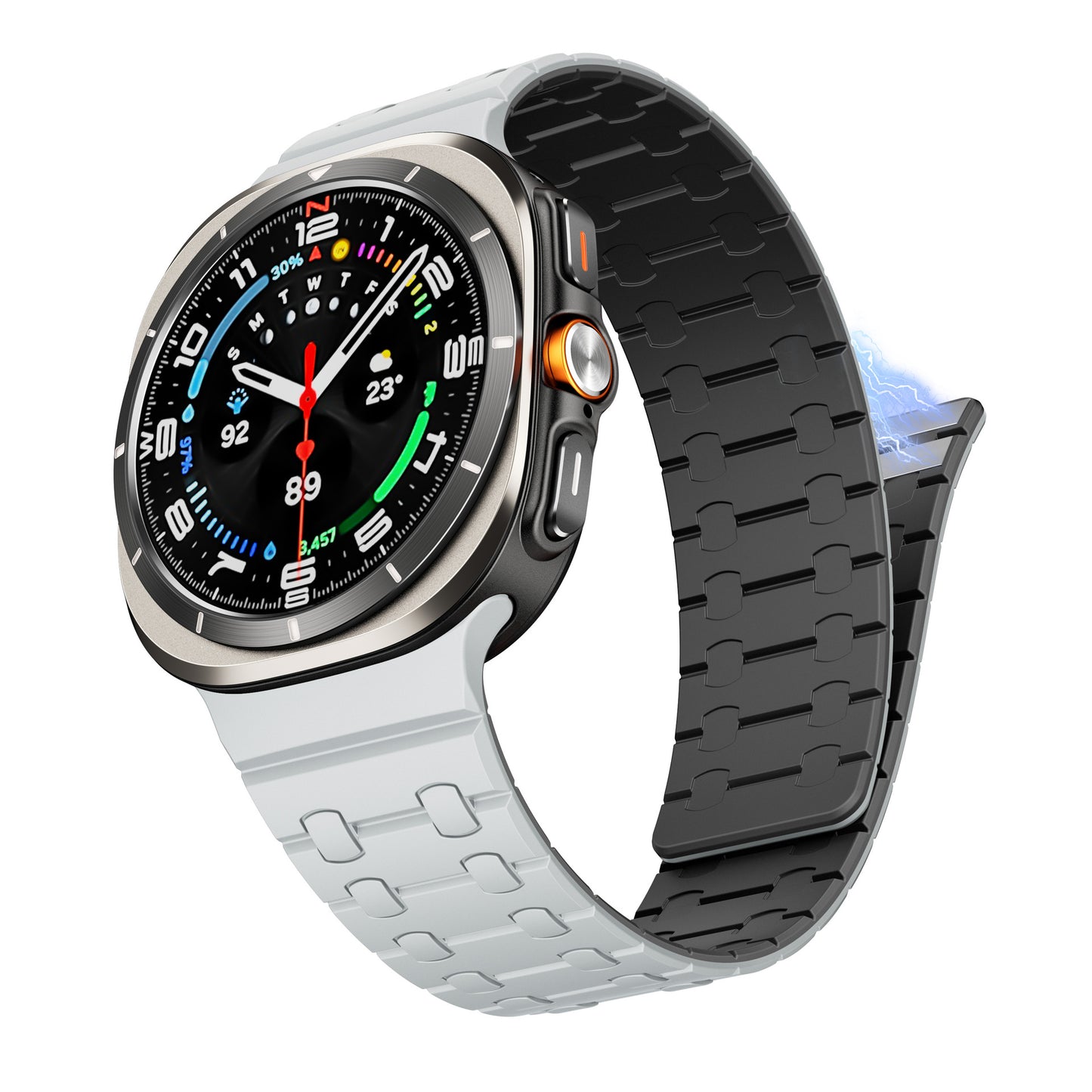 Samsung Sport Band Compatible with Samsung Galaxy Watch Ultra 47mm  Magnetic Watch Band