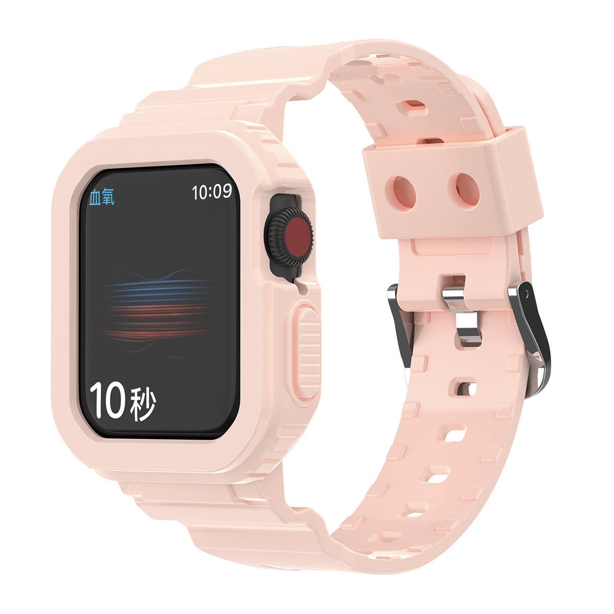 Compatible with Apple Watch 8/9/10 Series 42/46mm iWatch Transparent Glacier Integrated Band