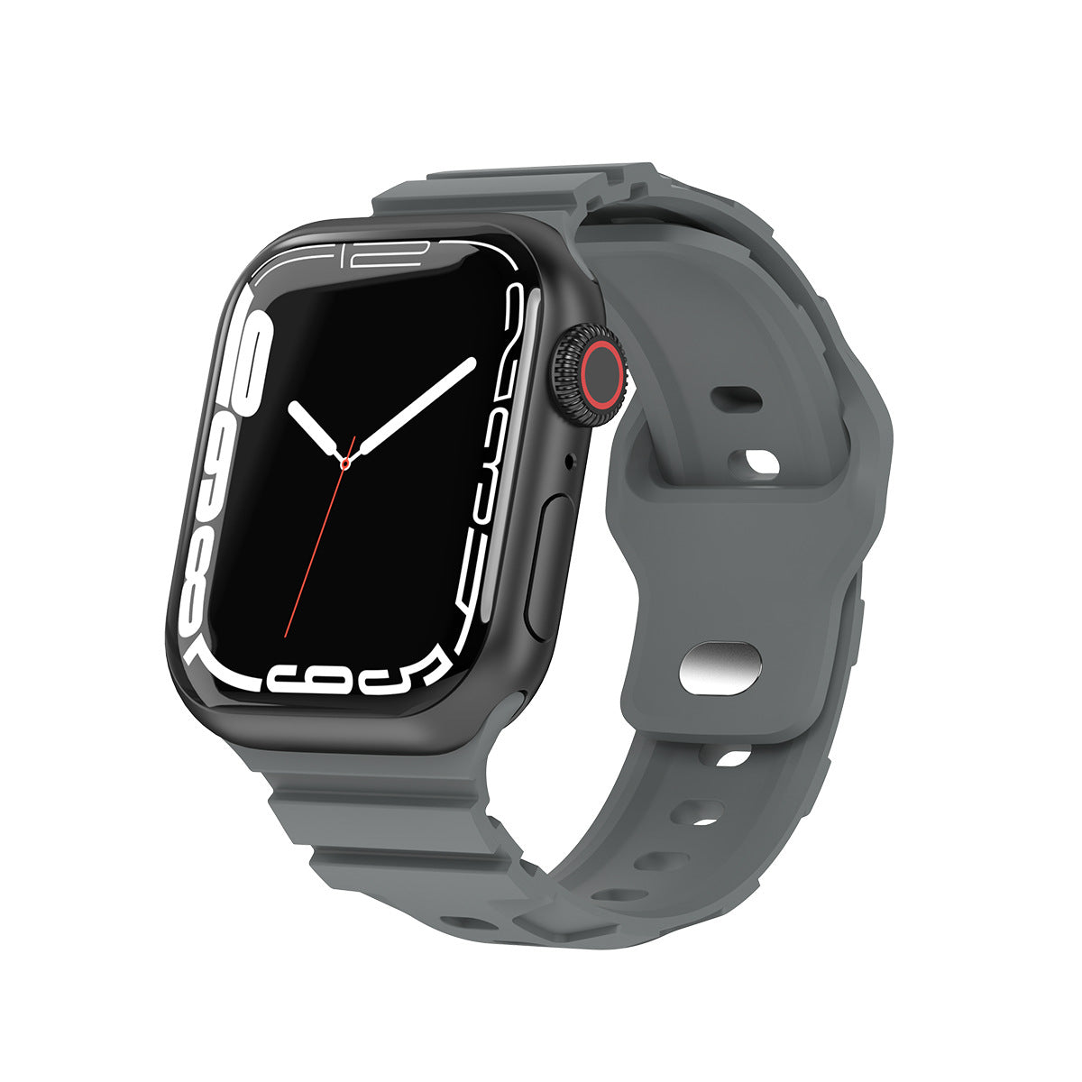 Compatible with Apple Watch Series 4/5/6/7/8 Bands iWatch Sport Style Ultra Silicone Band Apple Watch Band