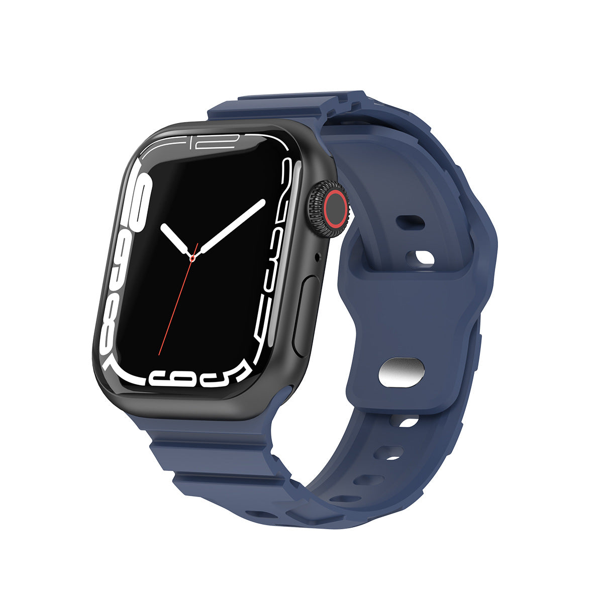 Compatible with Apple Watch Series 4/5/6/7/8 Bands iWatch Sport Style Ultra Silicone Band Apple Watch Band