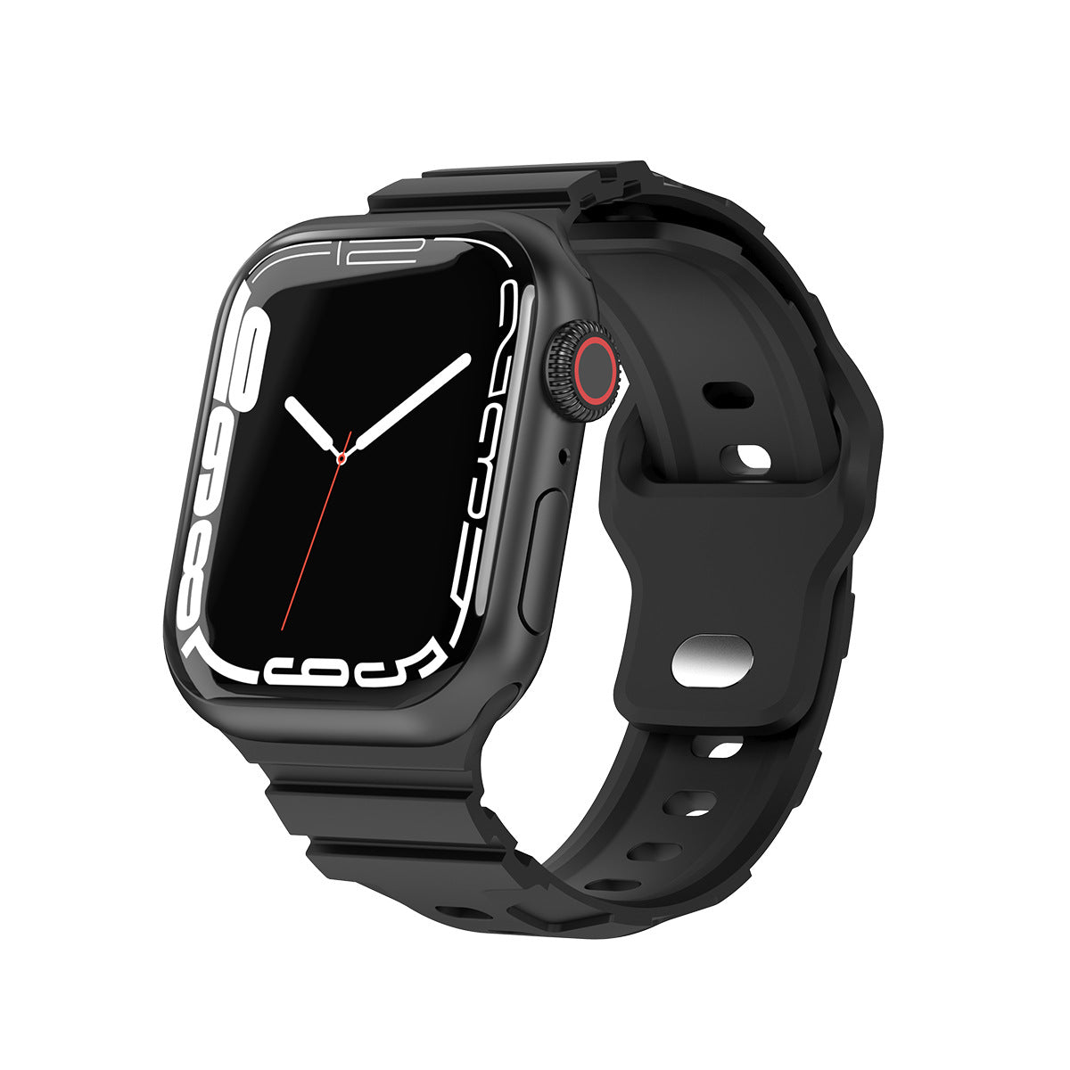 Compatible with Apple Watch Series 4/5/6/7/8 Bands iWatch Sport Style Ultra Silicone Band Apple Watch Band